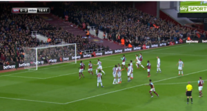 zarate free kick west ham