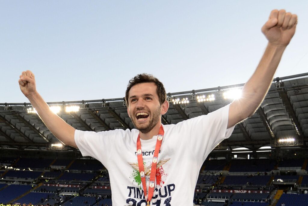 Lazio, Memorable Goal Challenge: il club sceglie la rete del 26 Maggio FT 1 lulic senad finale coppa italia festeggia ifa
