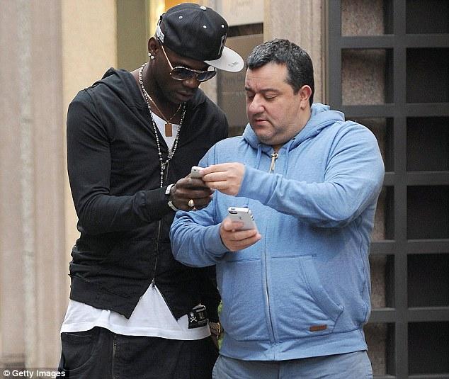 Lazio mercato balotelli raiola