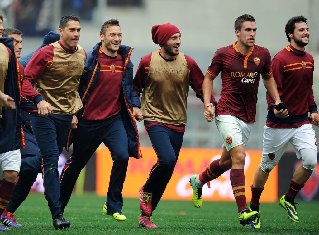 Roma esultanza fine partita 2013 ifa