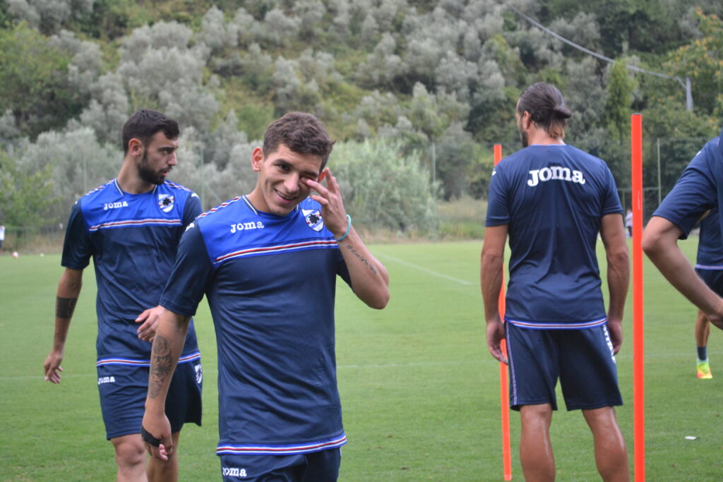 Torreira, parla l'agente: «Cerchiamo un altro club, non rinnoveremo con la Samp» 1 torreira allenamento sn24
