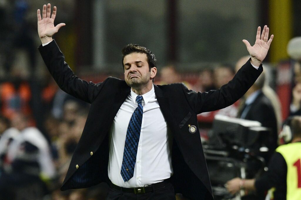 Stramaccioni a Dazn: «Ecco cosa deve fare la Lazio dalla prossima partita» 1 stramaccioni andrea inter 2013 braccia allargate ifa