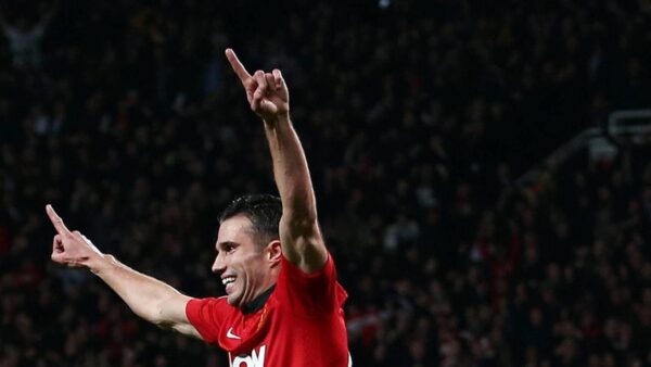 van persie esulta manchester united champions marzo 2014 ifa